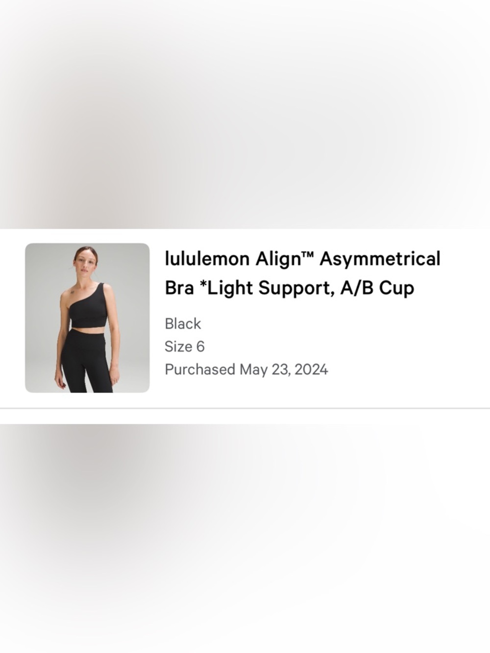 lululemon sports bra